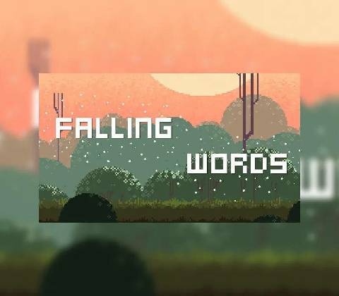 Falling words