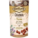Krmivo pre mačky Carnilove Cat Semi Moist Snack Chicken enriched with Thyme 50 g