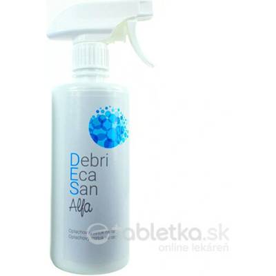 DebriEcaSan Alfa roztok na rany s rozprašovačom 500ml