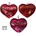 SUN-DAY Sequin heart 37cm I love Ce 3 colors 156075 SUN-DAY price for 1 piece