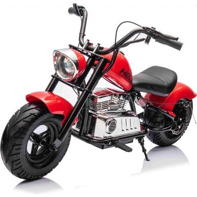 mamido Dětská elektrická motorka Chopper Warrior 36V červená