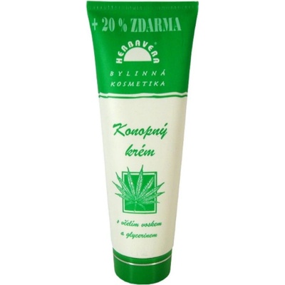 Herbavera Konopný krém včelí vosk a glycerin 120 ml