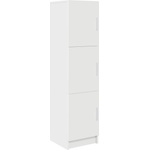 vidaXL Висок шкаф Бяло 31.5 x 32 x 122.5 см (869346)