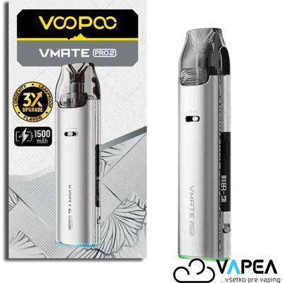 VooPoo Vmate Pro 2 1500 mAh Glacier Silver 1 ks