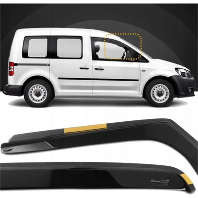 Deflektory Heko VW CADDY III 2K 2003-2015