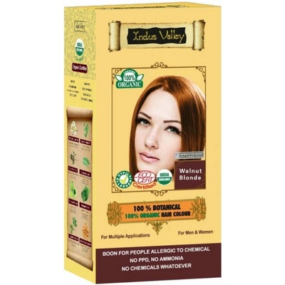 Indus Valley Henna Hair Colour Hazelnut Brown - 120 g