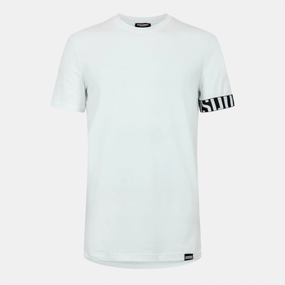 Dsquared2 Тениска DSQUARED2 Men's DSQ Urban Slim Fit T-Shirt - White Black