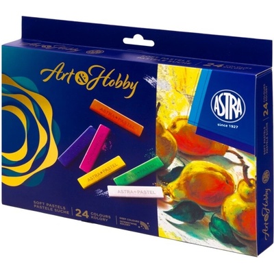 Art&Hobby suchý pastel hranatý 24 ks