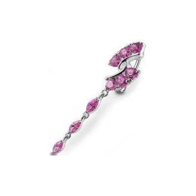 Šperky4U stříbrný piercing do pupíku BP01251-P
