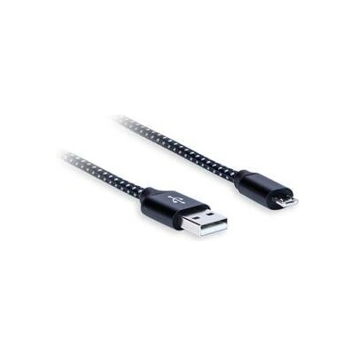 AQ xpc64010 USB/Micro USB, 2,4 A, 1m, černý
