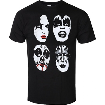 NNM мъжка тениска Kiss - Faces - черна - 50788200