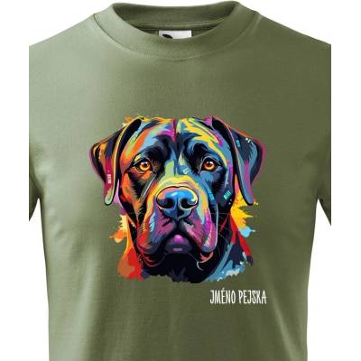 Dětské tričko Cane Corso Barva Military Canvas tričko 2439