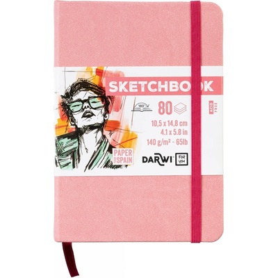 Darwi Dfy Скицник 80 A6 140 g Soft Pink (DF80010150009C)
