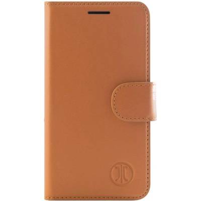 JT BERLIN LeatherBook Style Case - хоризонтален кожен (естествена кожа) калъф тип портфейл за Samsung Galaxy A5 (2017) (кафяв)