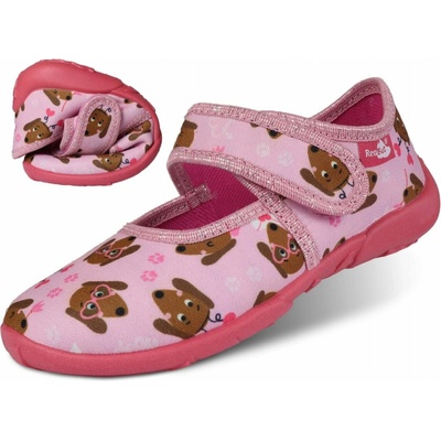 Ren But detské papuče na suchý zips viacfarebné