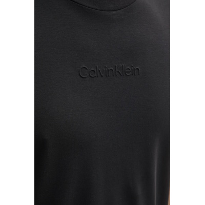 Calvin Klein Памучна тениска Calvin Klein в черно с изчистен дизайн K10K114167 (K10K114167)