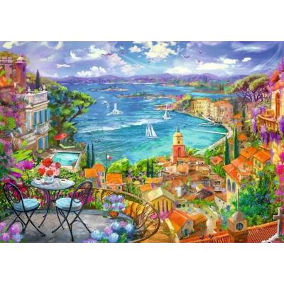 Ravensburger - Puzzle St. Tropez, France - 1 000 piese