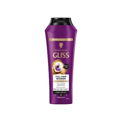Schwarzkopf Gliss Full Hair Wonder regeneračný šampón pre oslabené vlasy 250 ml