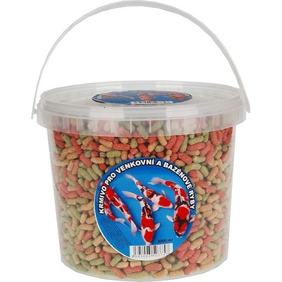 Apetit Pondstick Mix barevné housenky 650 g, 3000 ml