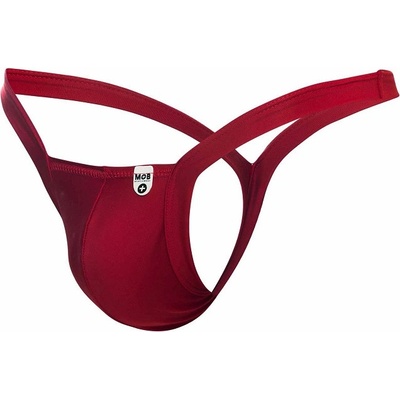 MOB Eroticwear Y Buns Thong Red M
