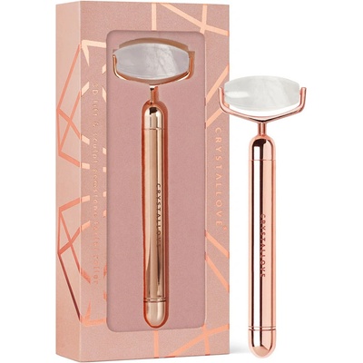 CRYSTALLOVE Vibrating Clear Quartz Roller Масажори дамски