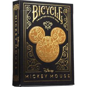 The United States Playing Card Company Карти за игра Bicycle - Disney Black & Gold Mickey Mouse (ASS40300)