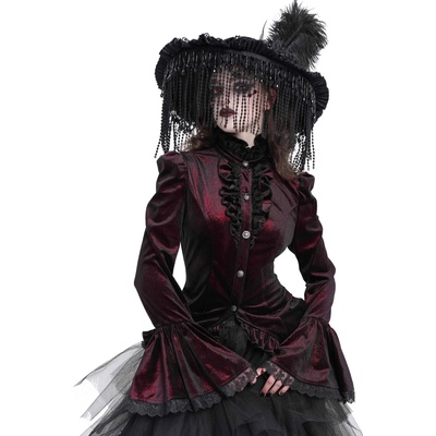 Devil fashion Дамска блуза с дълъг ръкав DEVIL FASHION - Velvet - SHT14102