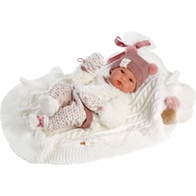 Llorens 63544 NEW BORN HOLČIČKA realistická miminko s celovinylovým tělem 35 cm