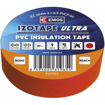 Emos F61513 Izolačná páska PVC 15 mm x 10 m červená