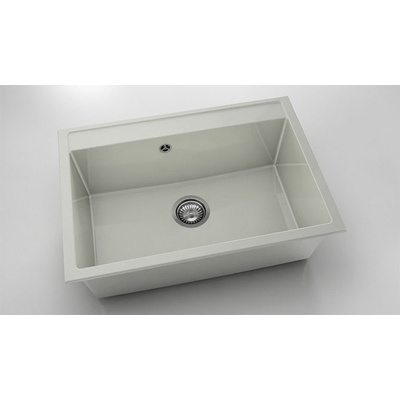 FAT Мивка Vanguard 231, Polymer marble, 02 Полярен гранит, с включен сифон