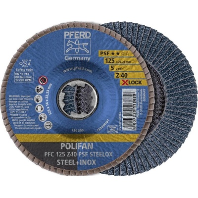 Pferd Vějířovitý brusný kotouč 125 mm 67664126 10 ks