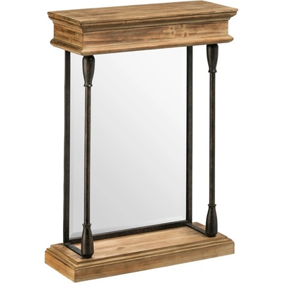 Premier Housewares Стенно огледало с дървена рамка 50x70 cm Tribeca - Premier Housewares (1101676)
