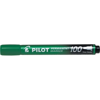 Перм. маркер Pilot 100 объл връх Зелен (1605541-03-316282)