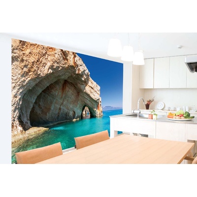 DIMEX ART Самозалепваща се флизелинова фототапета остров закинтос 375 x 250 см