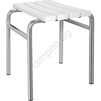 BEMETA Столче 44x45 см сребристо/бяло (BD0280)