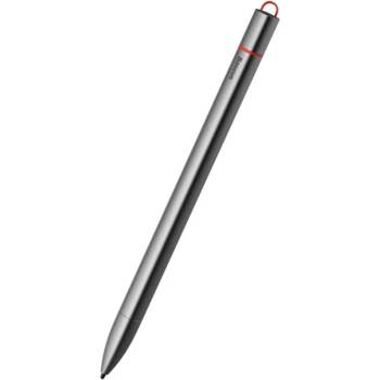 Baseus Square Line Stylus Pen - алуминиева професионална писалка за iPad Pro (модели 2018-2021) (тънмосив)