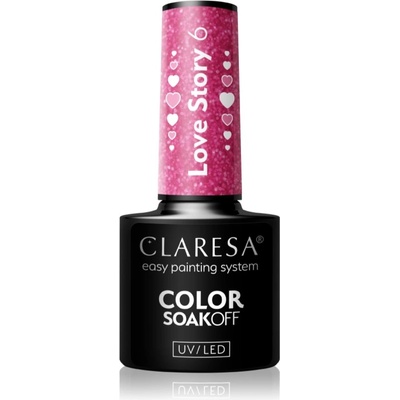 Claresa SoakOff UV/LED Color Love Story гел лак за нокти цвят 6 5 гр