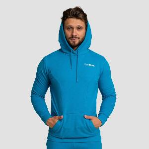 GymBeam Мъжки суичър Limitless Aquamarine S
