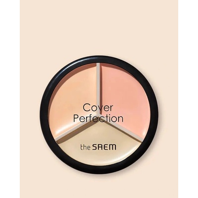 The Saem Trojitý korektor na obličej Cover Perfection Triple Pot Concealer No,3 Correct Up Beige 4,5 g