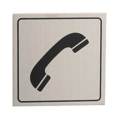 Cobra Piktogram na dveře TELEFON (lepící)