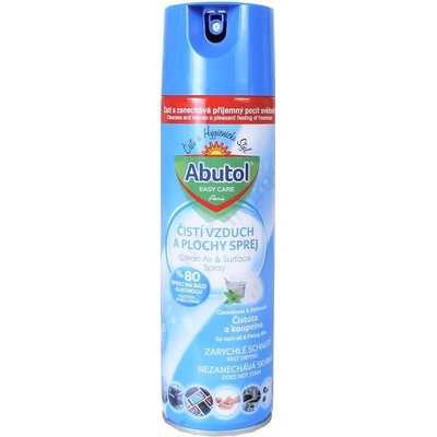 Abutol Дезинфекциращ ароматизатор за въздух и повърхности с аромат Чисто пране, 450мл