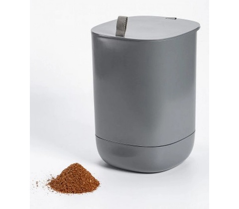 Plastia Bokashi Urbalive šedá 35,5 cm + 1 kg Bokashi bakterie