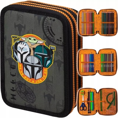 CoolPack tříkomorový s vybavením Mandalorian Star Wars Disney