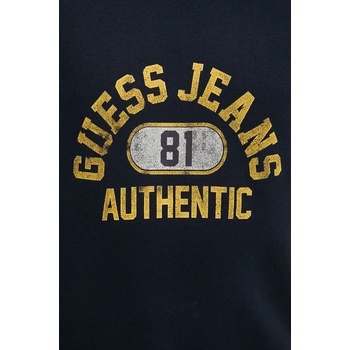 Guess Jeans Суичър Guess Jeans в тъмносиньо с принт M4BQ06 K9V31 (M4BQ06.K9V31)