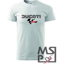 Pánske tričko s motívom Ducati MotoGP biele