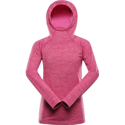Alpine Pro Детски бързосъхнещ суитшърт с cool-dry ALPINE PRO ROLTO neon pink ALPINE PRO | Mnogotsveten | Момчешки | 128/134