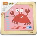 Vigan VIGA Poreal Wooden Crab Puzzle