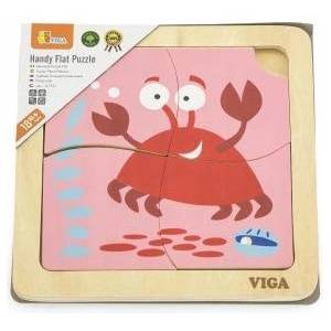 Vigan VIGA Poreal Wooden Crab Puzzle