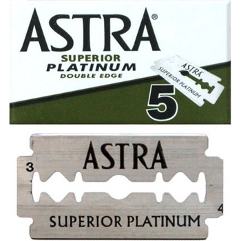 Astra Superior Platinum Double Edge žiletky 5 ks
