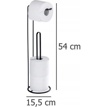 Wenko Lugano Stojan na papír a toaletní kartáč
